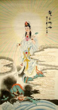 Avalokitasvara - Guanyin - Pittura cinese