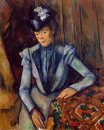 Frau im blauen Madame Cezanne