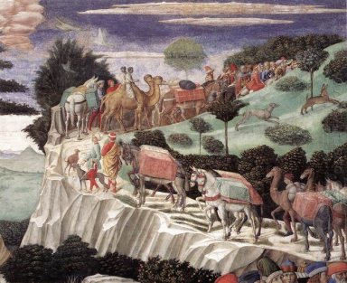 Processione del dettaglio Mago Caspar 1461 2