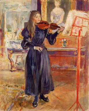 L\'étude du violon 1893