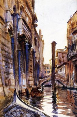Сторона канал в Венеции 1902