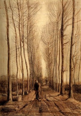 Avenue Of Poplars 1884