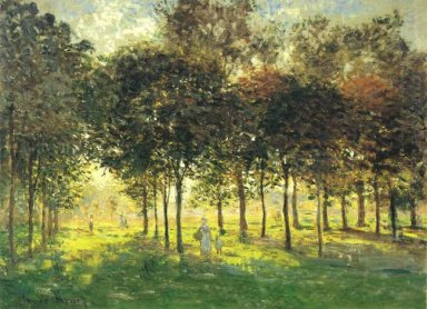 La promenade à Argenteuil Soleil Couchant