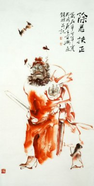 Zhong Kui - Lukisan Cina