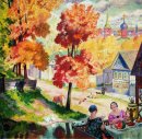 Autumn In The Provinsi Teatime 1926