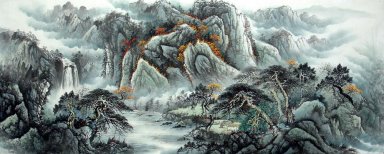 Montaña y agua - la pintura china