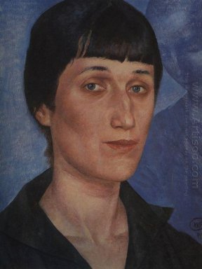 Porträt von Anna Achmatowa 1922