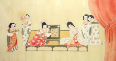 Peinture belles dames-chinois