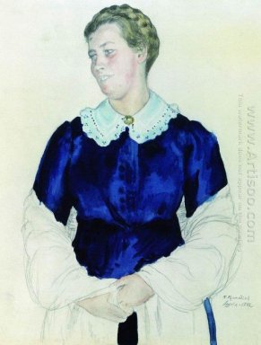 Portret van Elizabeth Mikhailovna Botkina 1912