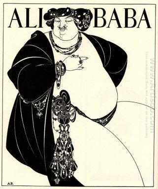 design da capa para ali baba 1897