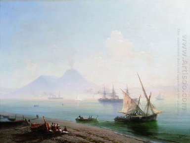 De Baai van Napels In de ochtend 1877