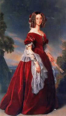 Retrato de Marie Louise A primeira rainha dos belgas