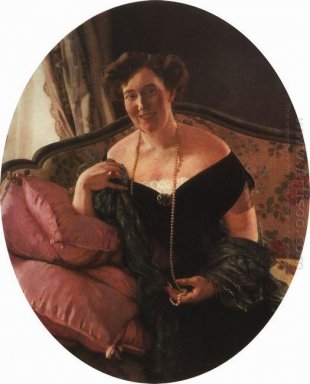 Portret van M Karpova