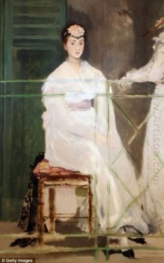 porträtt av mademoiselle claus 1868