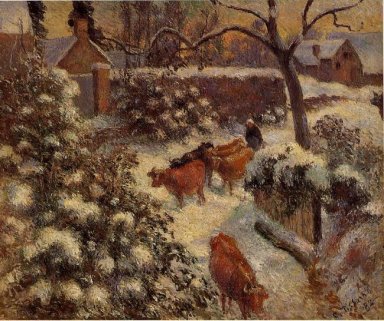 snö effekt i Montfoucault 1882