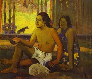 Eiaha Ohipa ou tahitians em um quarto 1896 1896