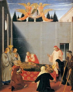 Die Geschichte von St Nicholas The Death Of The Saint 1448