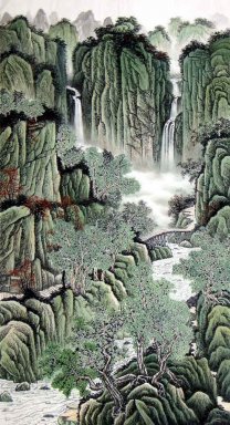 Montagne et de l\'eau - peinture chinoise