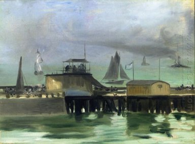 die Anlegestelle in Boulogne 1869