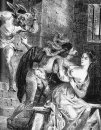 Faust rettet Marguerite aus ihrem Gefängnis 1828