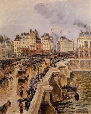 die pont neuf verregneten Nachmittag 1901