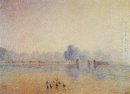 The Hyde Park effet de brouillard serpentine 1890