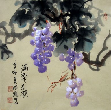 Anggur - Lukisan Cina