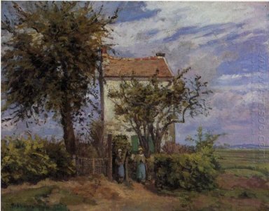 a casa nos campos Rueil 1872