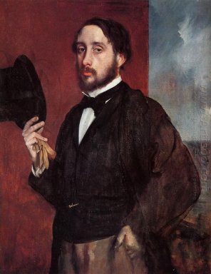 autorretrato saludando 1866