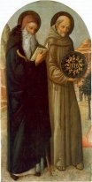 Heiligen Antonius Abt und St. Bernardino da Siena 1460