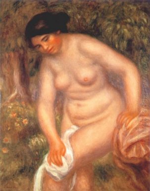 Bather Pengeringan Dirinya Sendiri 1895