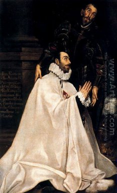 Julian Romero de las Azanas en diens patroonheilige 1585-90