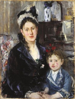 Mme Boursier Y Su Hija 1873