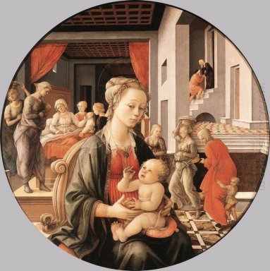 Madonna col Bambino e scene della vita di Sant\'Anna