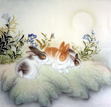 Rabbit - Peinture chinoise