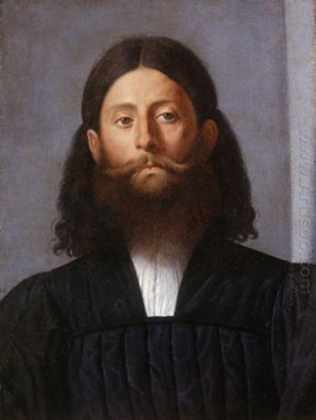 Retrato de un hombre barbudo Giorgione Barbarelli