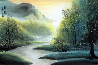 River - Peinture chinoise