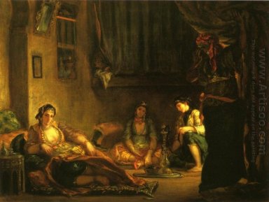 Women Of Algiers In Their Apartment 1849
