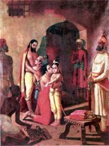 Krishna meets parents