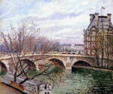 el Pont Royal y el Pavillon de Flore 1903