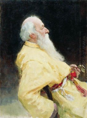 Retrato de V Stasov 1905