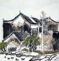 Rumah - Lukisan Cina