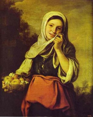 Ein Mädchen mit Früchten 1660