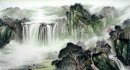 Waterfall - Lukisan Cina