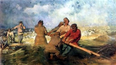 Sturm auf dem Wolga 1891
