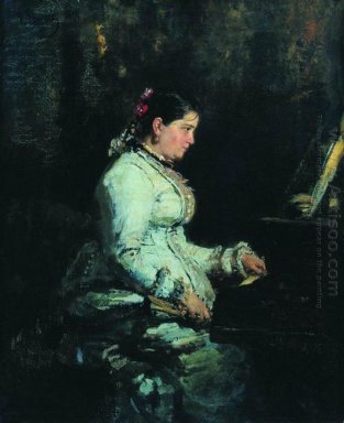 Le Piano Portrait Of S V Tarnovskaya 1880
