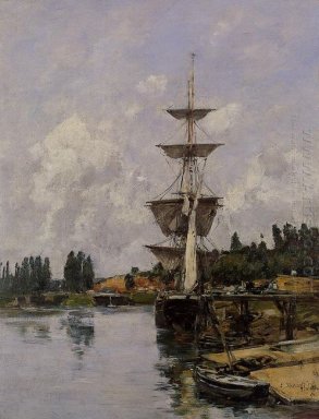 Il Canale a Saint Valery Sur Somme 1891