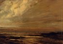 The Beach At Trouville Vid lågvatten 1865