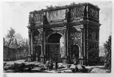 Vista del Arco de Constantino