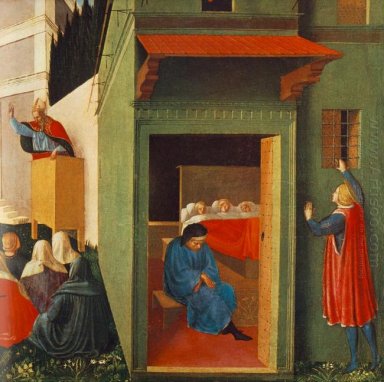 Die Geschichte von Sankt Nikolaus Geben Mitgift drei armen Mädch